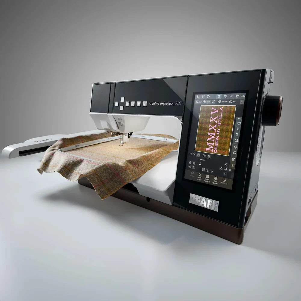 pfaff® creative expression™ 750 sewing and embroidery machine