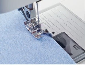 PFAFF Perfect 1/4 inch foot with guide for IDT system, ideal for accurate quilt piecing seams