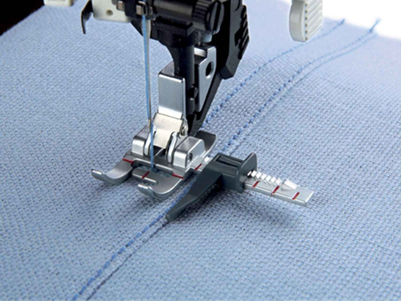 PFAFF perfect quarter inch guide presser foot with IDT systemPFAFF perfect quarter inch guide presser foot with IDT system
