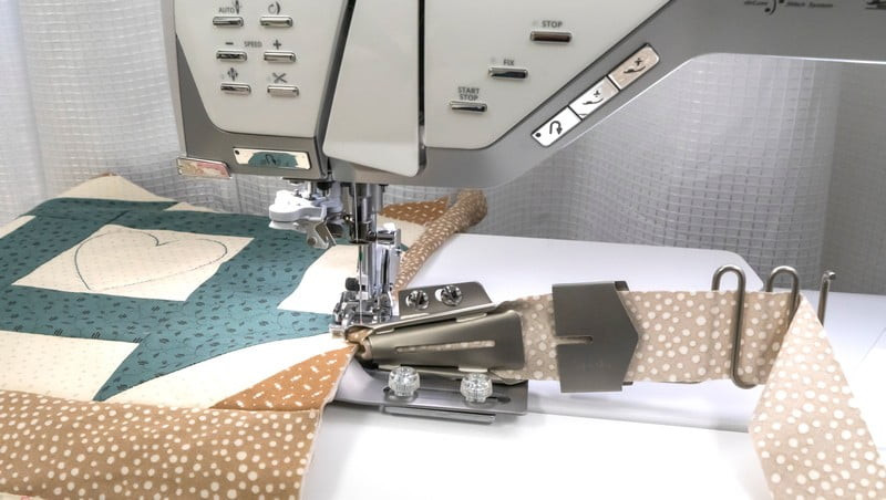 Quilt Binder Foot For IDF (Foot plate only)