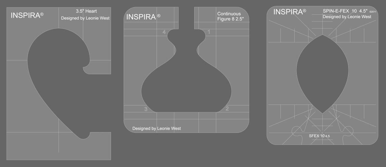 Ruler Foot Template Set