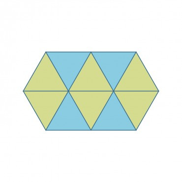 Studio Equilateral Triangle-4 5/8" Sides (3 3/4" Finished)-0