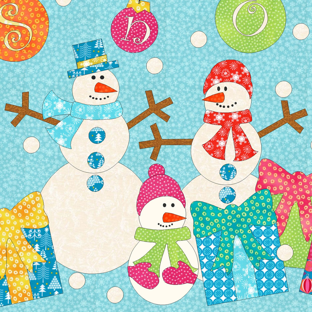 GO! Holiday Accessories (AQ55321) - used with GO! Circle 2", 3", 5" to make snowmen