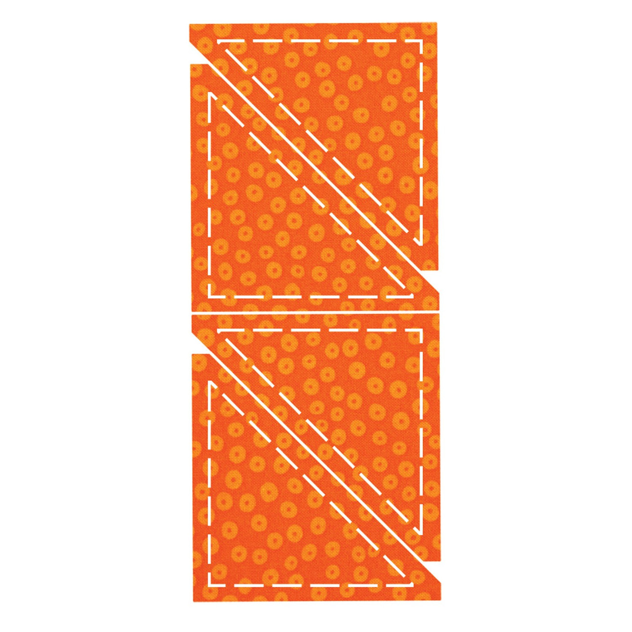 GO! Half Square-4" Finished Triangle (AQ55031)
