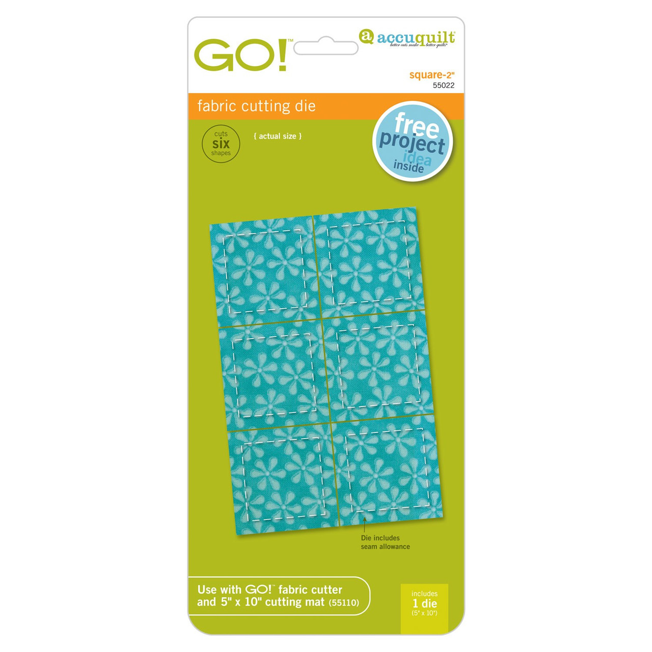 GO! Square 2" (1 1/2" Finished) (AQ55022)