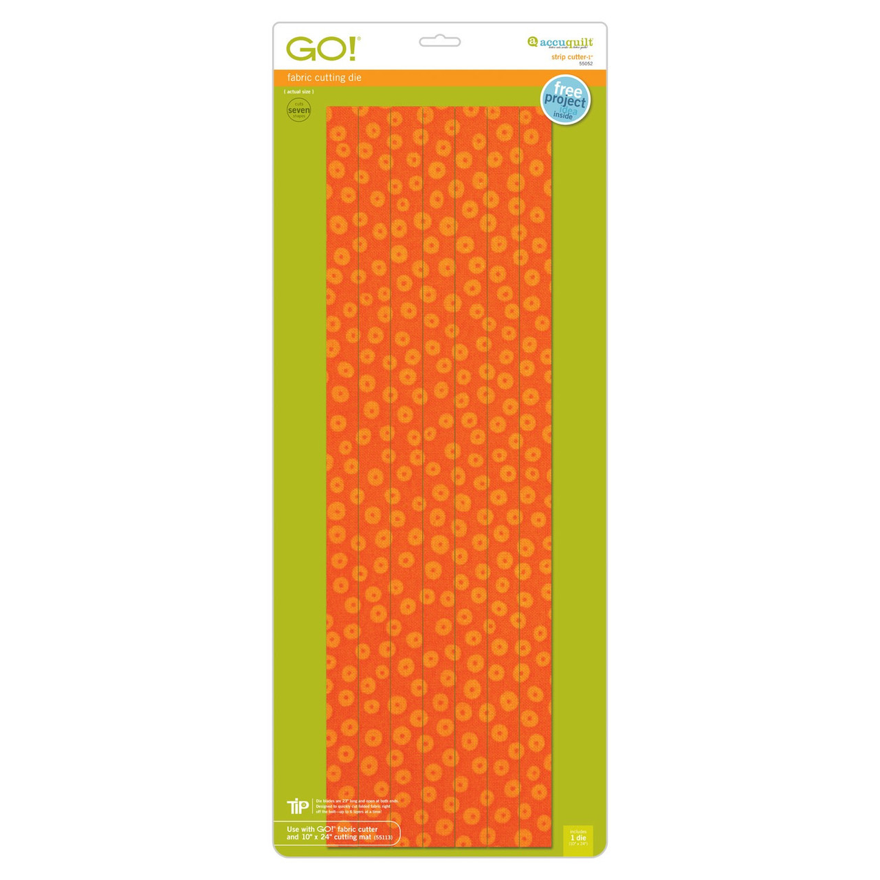 GO! Strip Cutter 1" (1/2" Finished) 7 Strips (AQ55052)