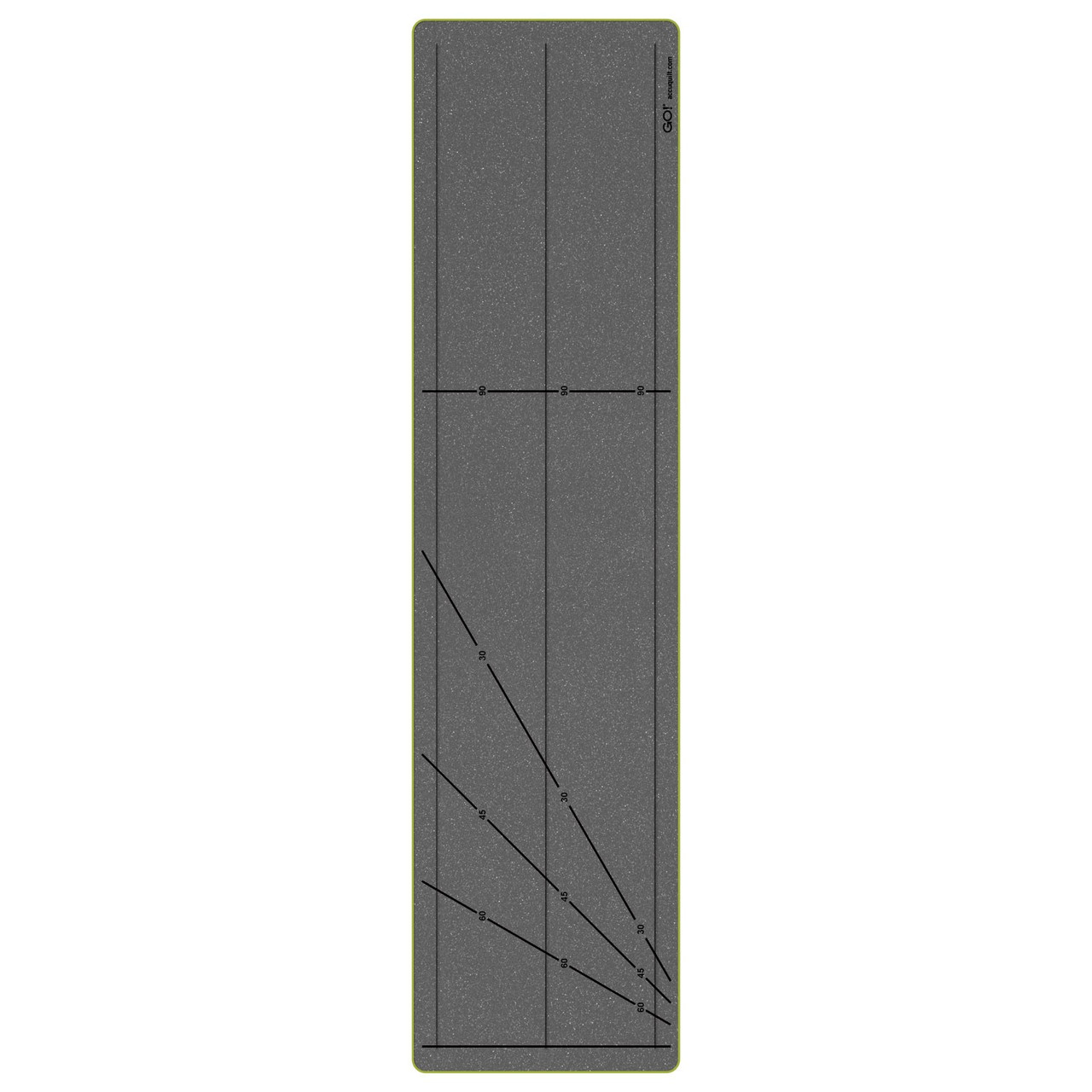 GO! Strip Cutter- 2 1/2" (2" Finished) 2 Strips (AQ55014) - Die board shown with Angled Guide Lines