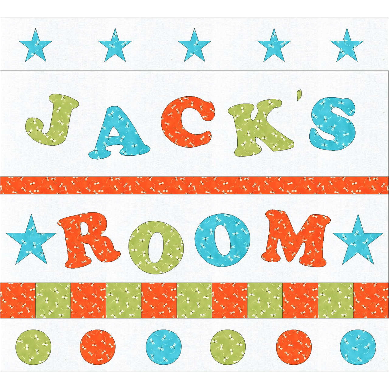 Closeup - GO! To Your Room Wall Hanging