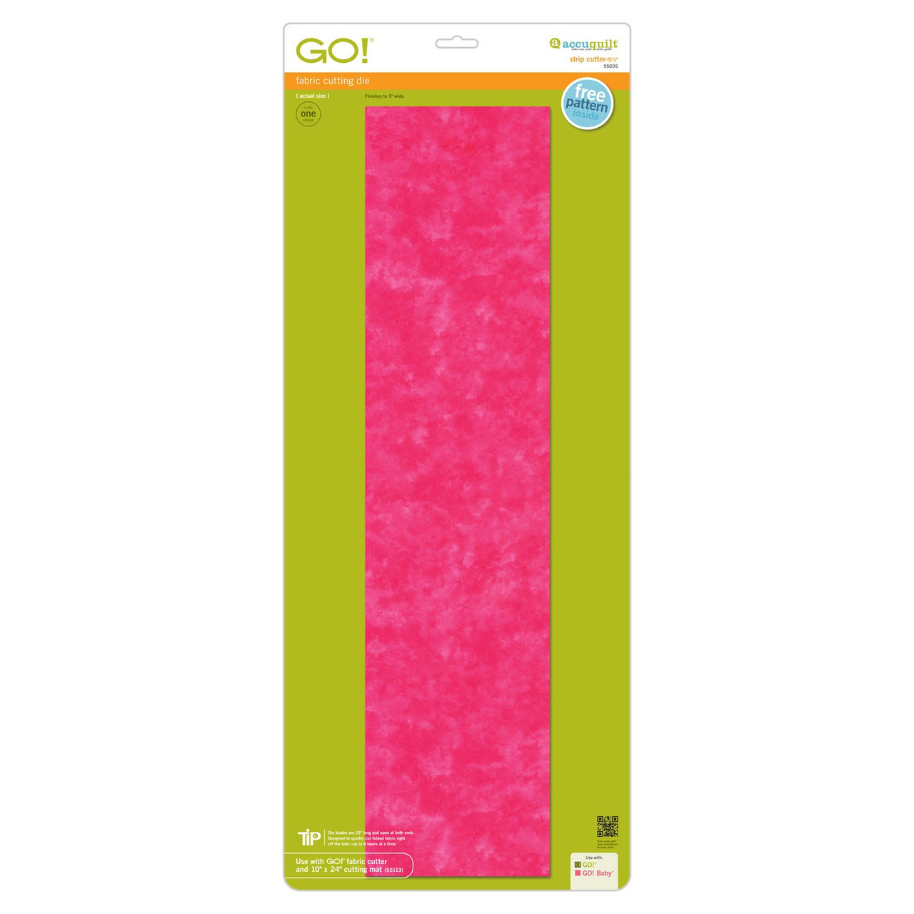 GO! Strip Cutter-5 1/2" (5" Finished) 1 strip (AQ55026)