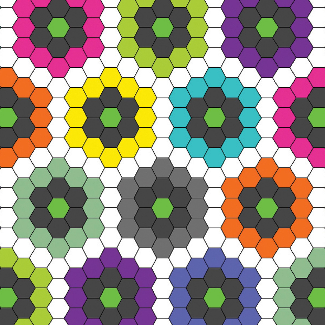 GO! English Paper Piecing Hexagon-1" Finished Sides-1788