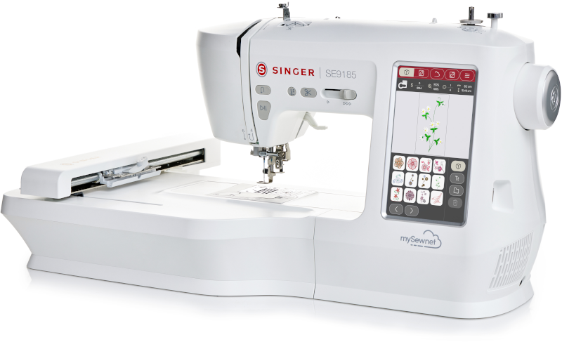 SINGER® SE9185 Sewing & Embroidery Machine with WIFI colour touchscreen
