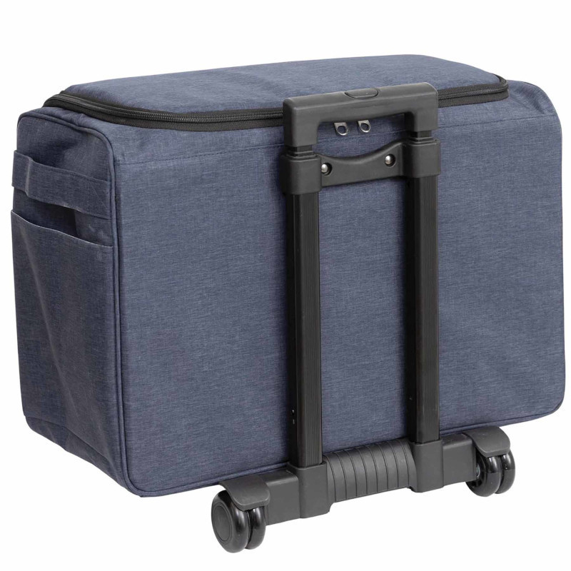 SINGER® Roller Bag  Durable Sewing Machine Travel Case with Foam Padding & Rolling Wheels