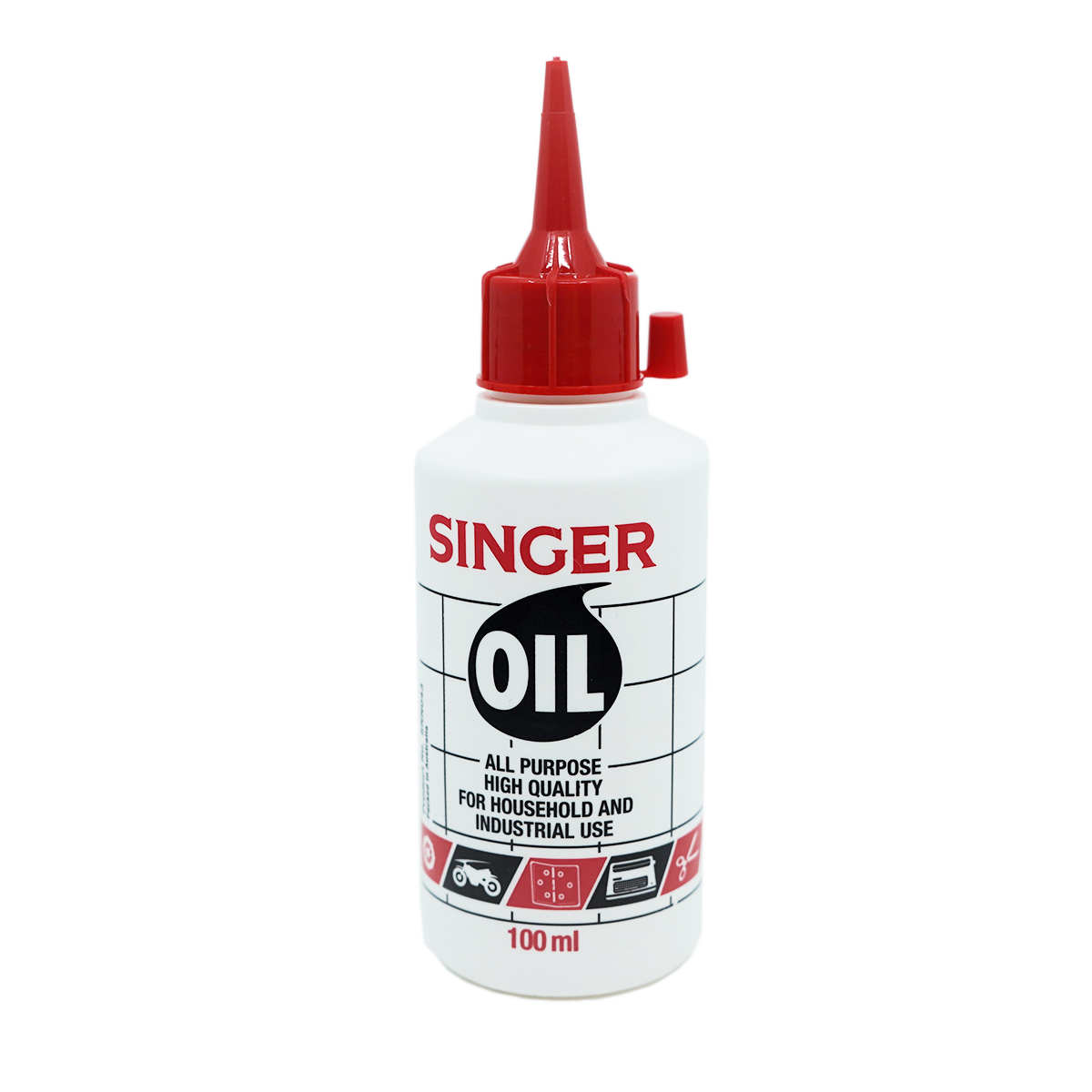 SINGER® All-Purpose High-Quality Lubricating Oil for Sewing Machines Household & Industrial Use