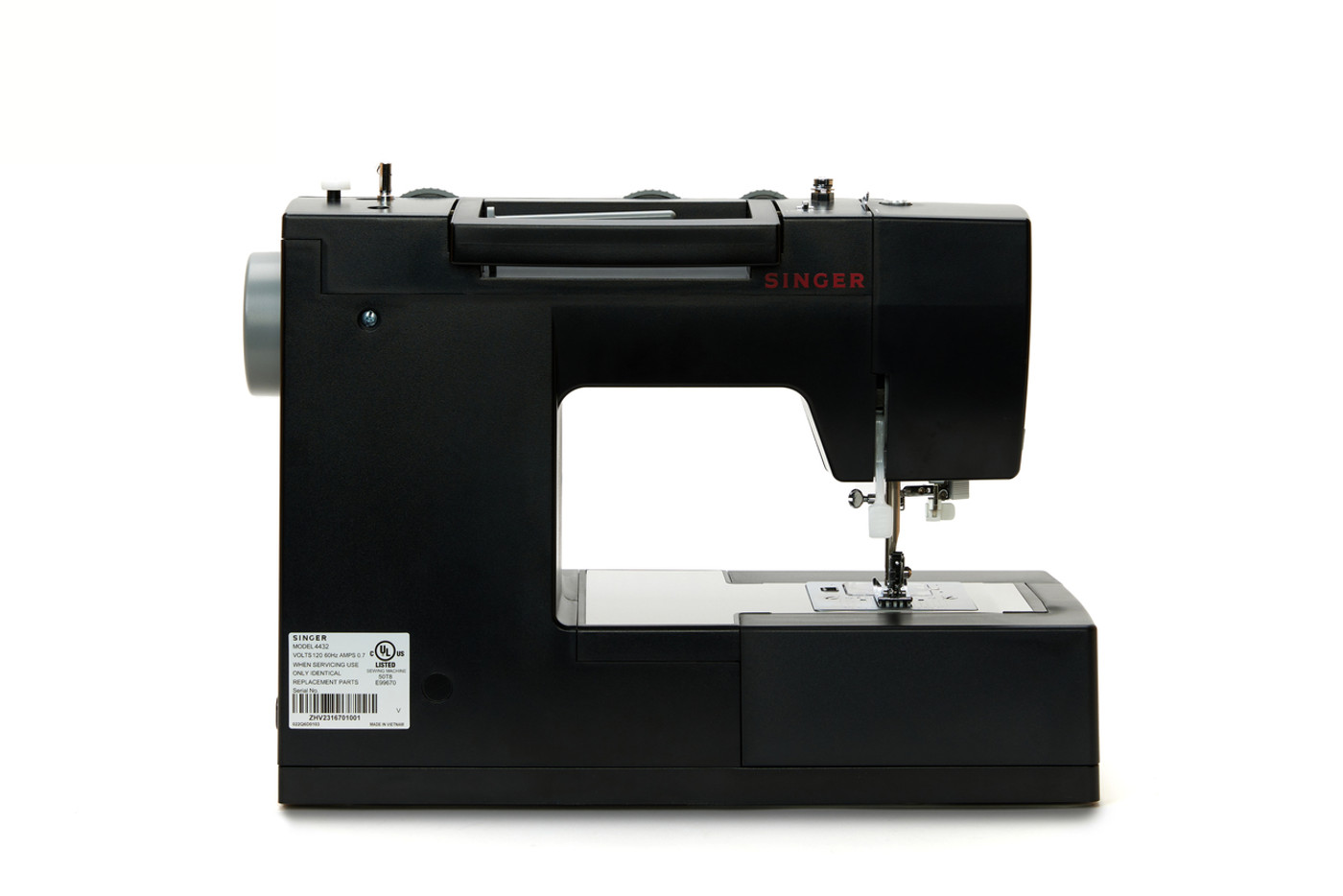 SINGER 4432 Sewing machine back