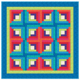 GO! Log Cabin Quilt Pattern-2404