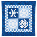 GO! Snowflakes Wall Hanging/Pillow Pattern-2978