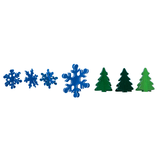GO! Simple Snowflake Ornaments Pattern
