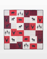 go! into the woods we go! throw quilt pattern