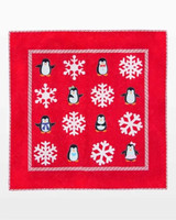go! playful penguins throw quilt pattern
