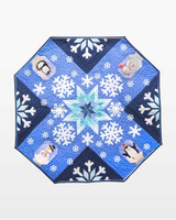 go! penguins, snowmen &amp; snow globes, oh my! table topper pattern
