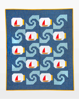 go! ride a wave throw quilt pattern