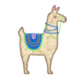 go! llama embroidery patterns by v stitch designs