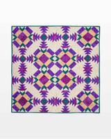 go! turkey in the pineapples throw quilt pattern