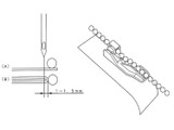 beading foot illustration