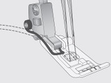 Husqvarna Viking Clear Seam Guide Foot – Helps in creating accurate seams.