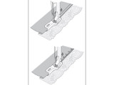 Join and fold edging foot illustration tutorial diagram needle presser foot technique