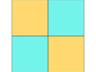 Beyond Basic Borders - 4 Patch Block