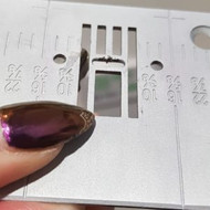 How to feed fabric through your machine correctly.