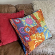 How to Sew a Raw Edge Applique Cushion Cover