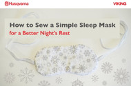 How to Sew a DIY Sleep Mask