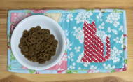 Calico Cat Food Mat