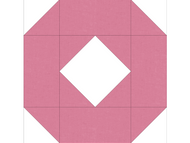 Scrap Fabric Projects: O Hug Quilt Block