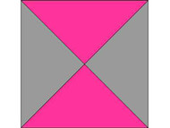 Beyond Basic Borders - Quarter Square Triangle Block