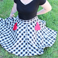 How to Sew a Circle Skirt for Valentine’s Day