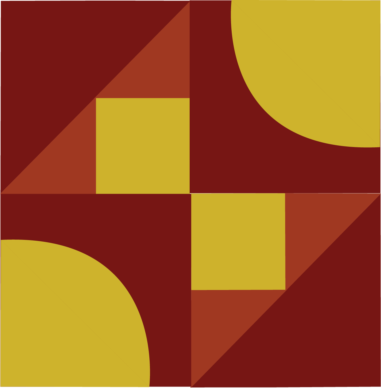 Scrap Busting Modern Sampler GO! Drunkard's Roadway 6" Block 32