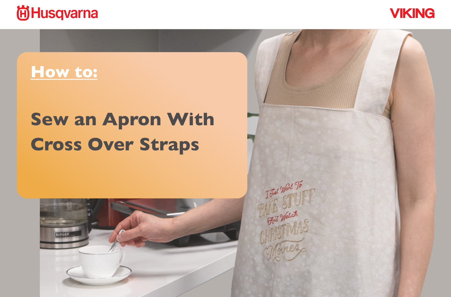 How to Sew an Apron with Cross Over Straps