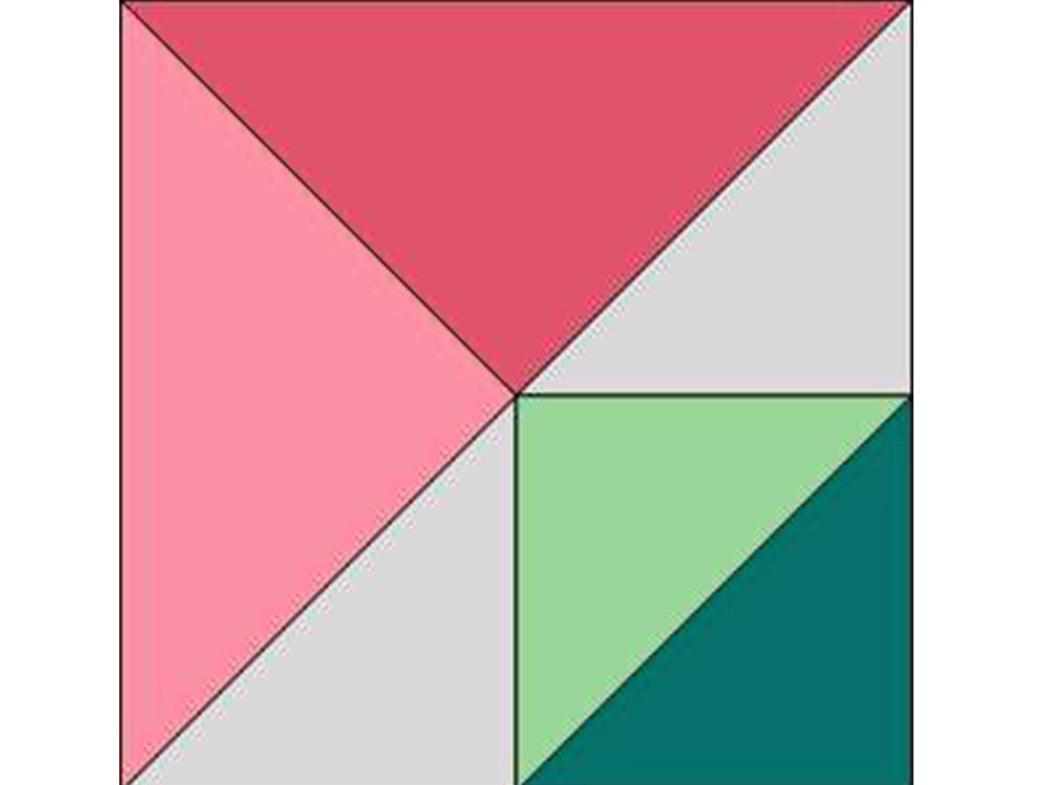 Beyond Basic Borders - Half Square and Quarter Square Triangles Block