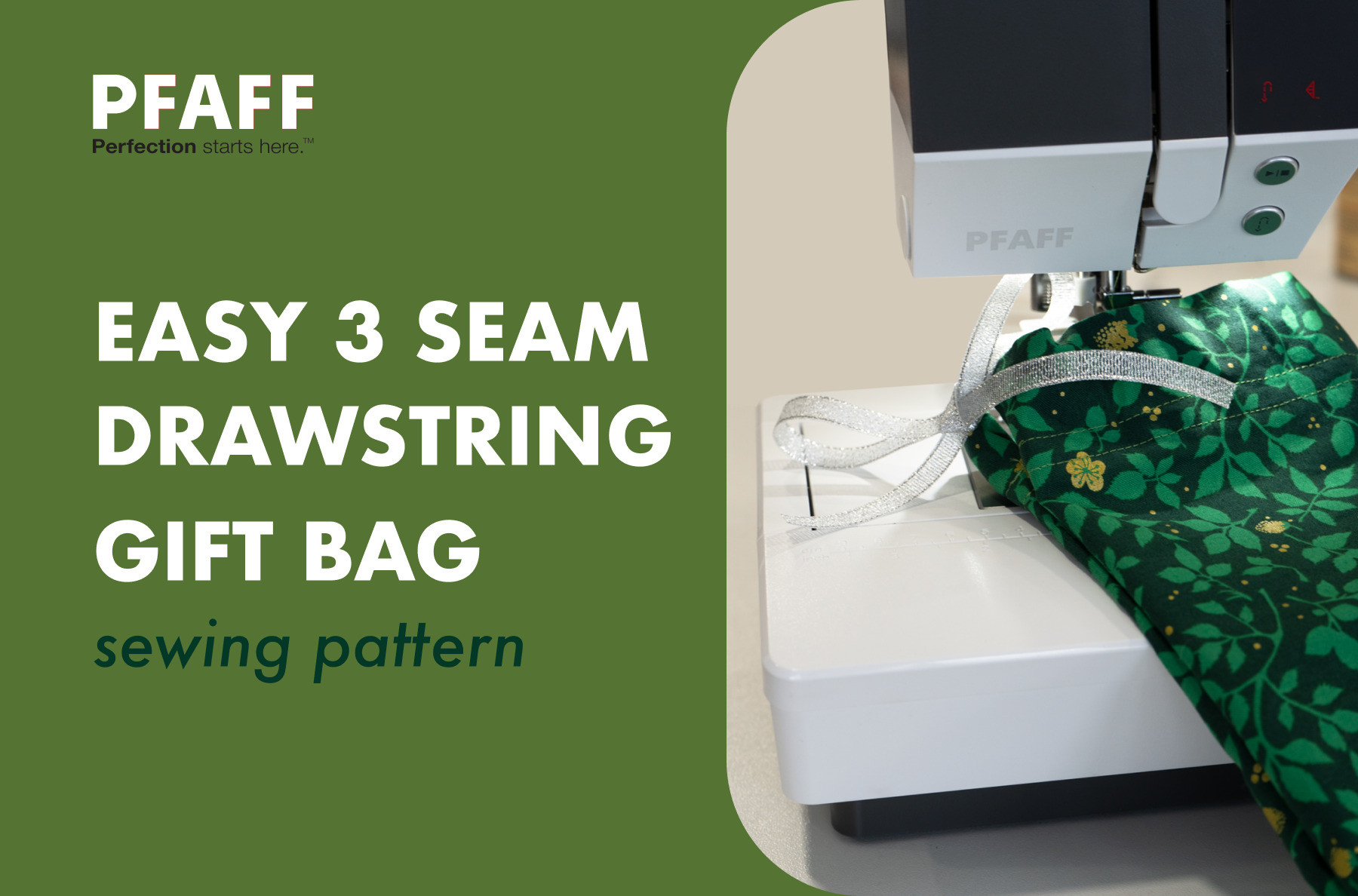 Easy 3 Seam Drawstring Gift Bag