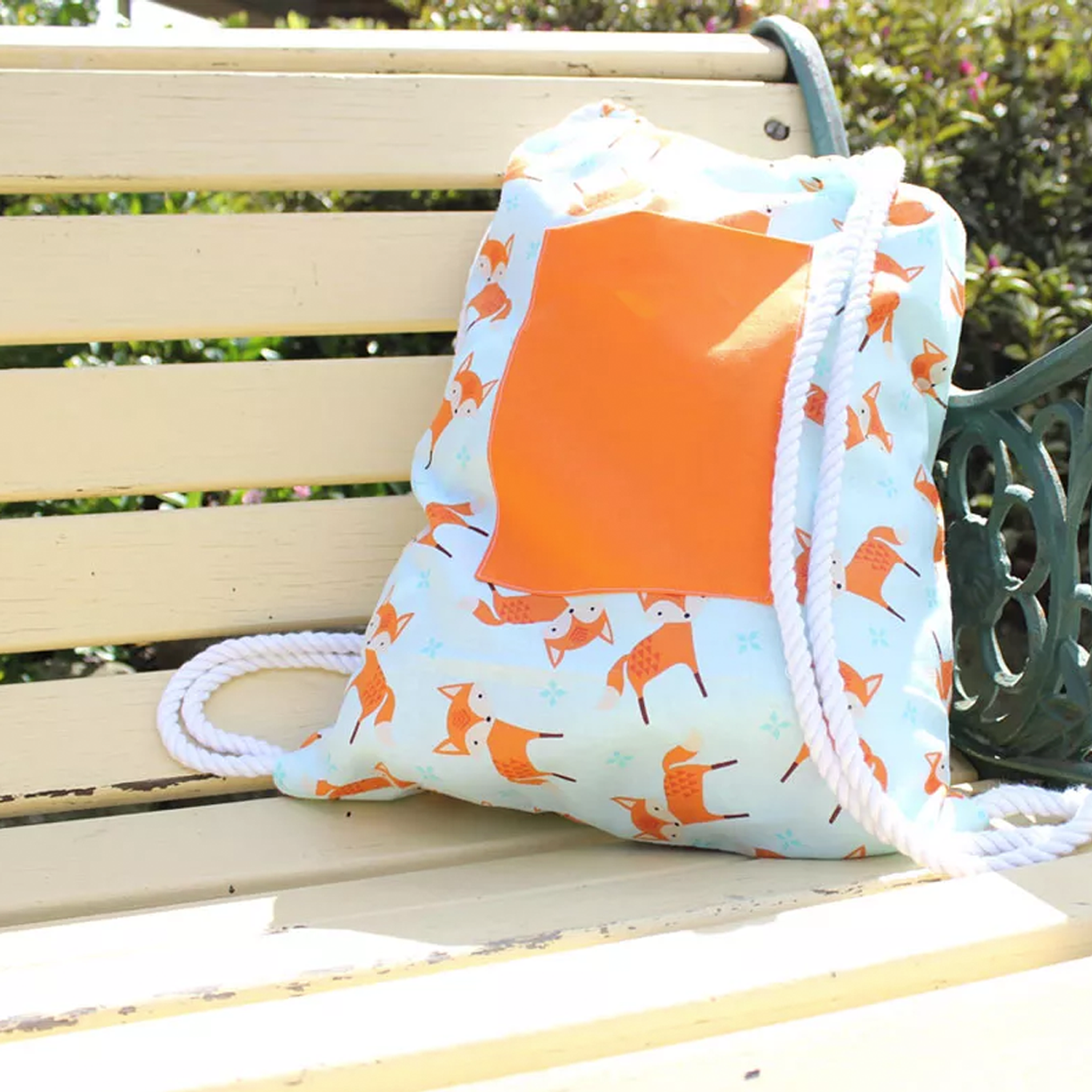 Drawstring Backpack with Pocket