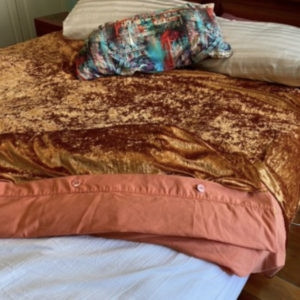Queen Duvet Cover with Button Fastening