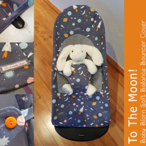 To The Moon! Baby Bouncer Cover