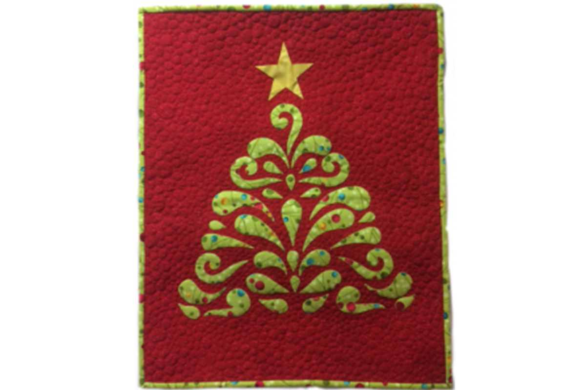 Swirly Christmas Tree by Alicia Mummery