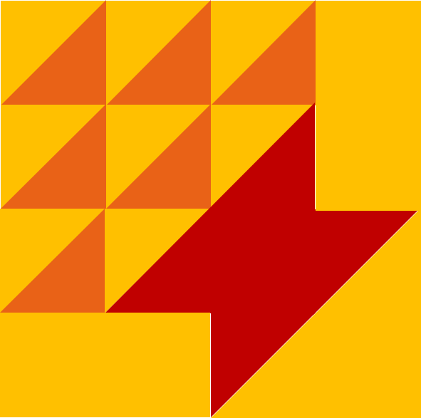 Scrap Busting Modern Sampler GO! Flower Basket Block 48