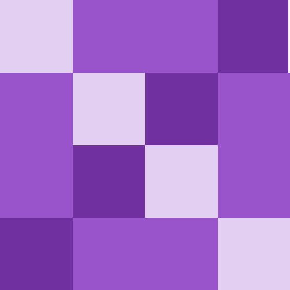 Scrap Busting Modern Sampler GO! Frayed 4-patch 6" Block 27