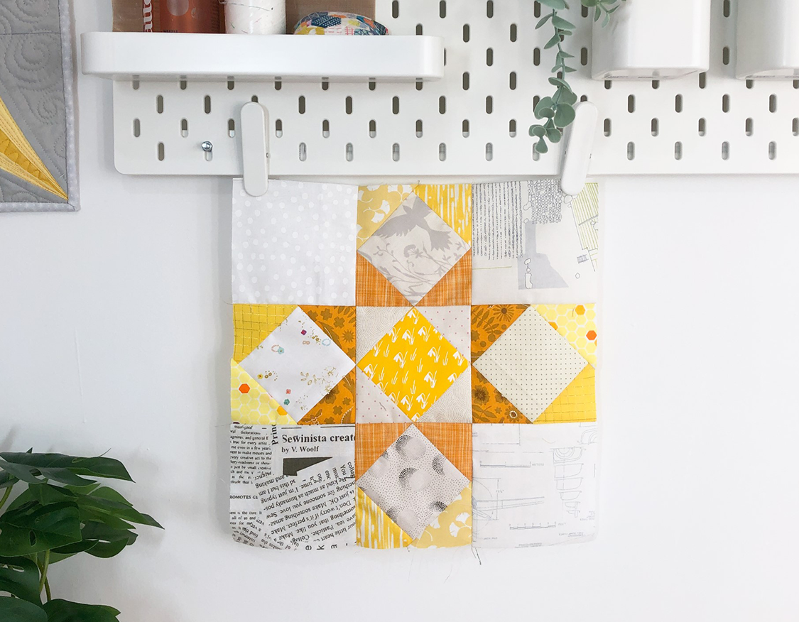 Lantern Star Quilt Block
