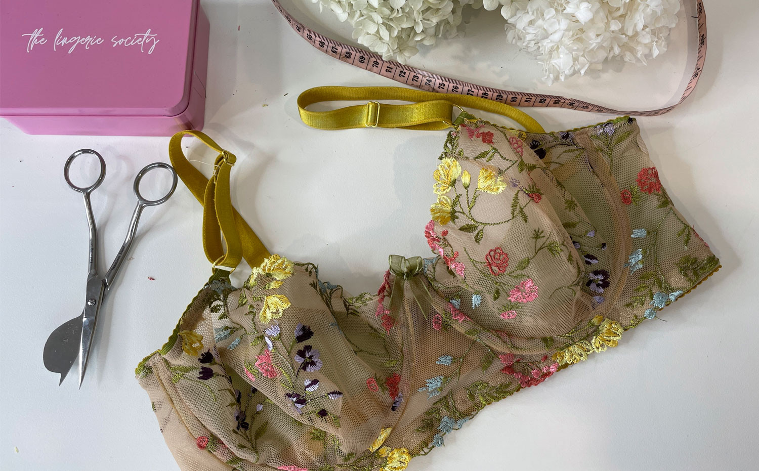 Sewing the Olive Bloom Bra